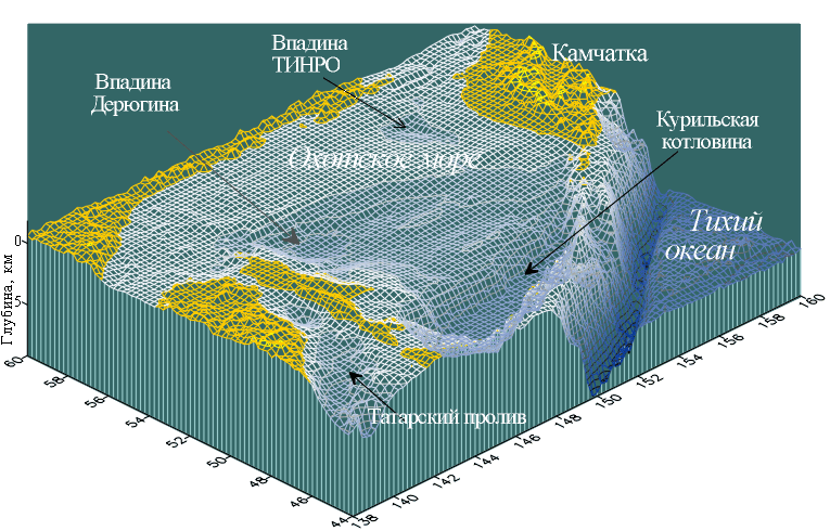 Карта морского дна